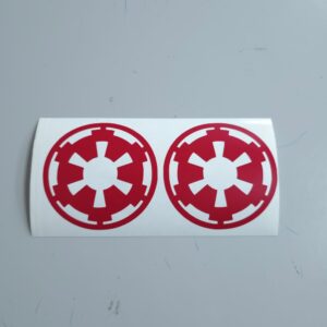 Helmet decal set – Star Wars sienar test pilot helmet cogs